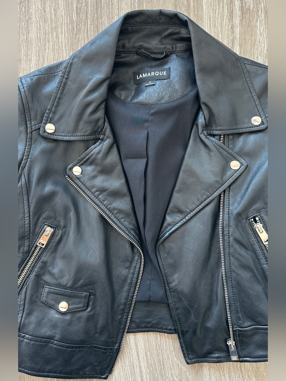 Lamarque Donna Leather jacket -
100% lamb leather - Picture 10 of 16